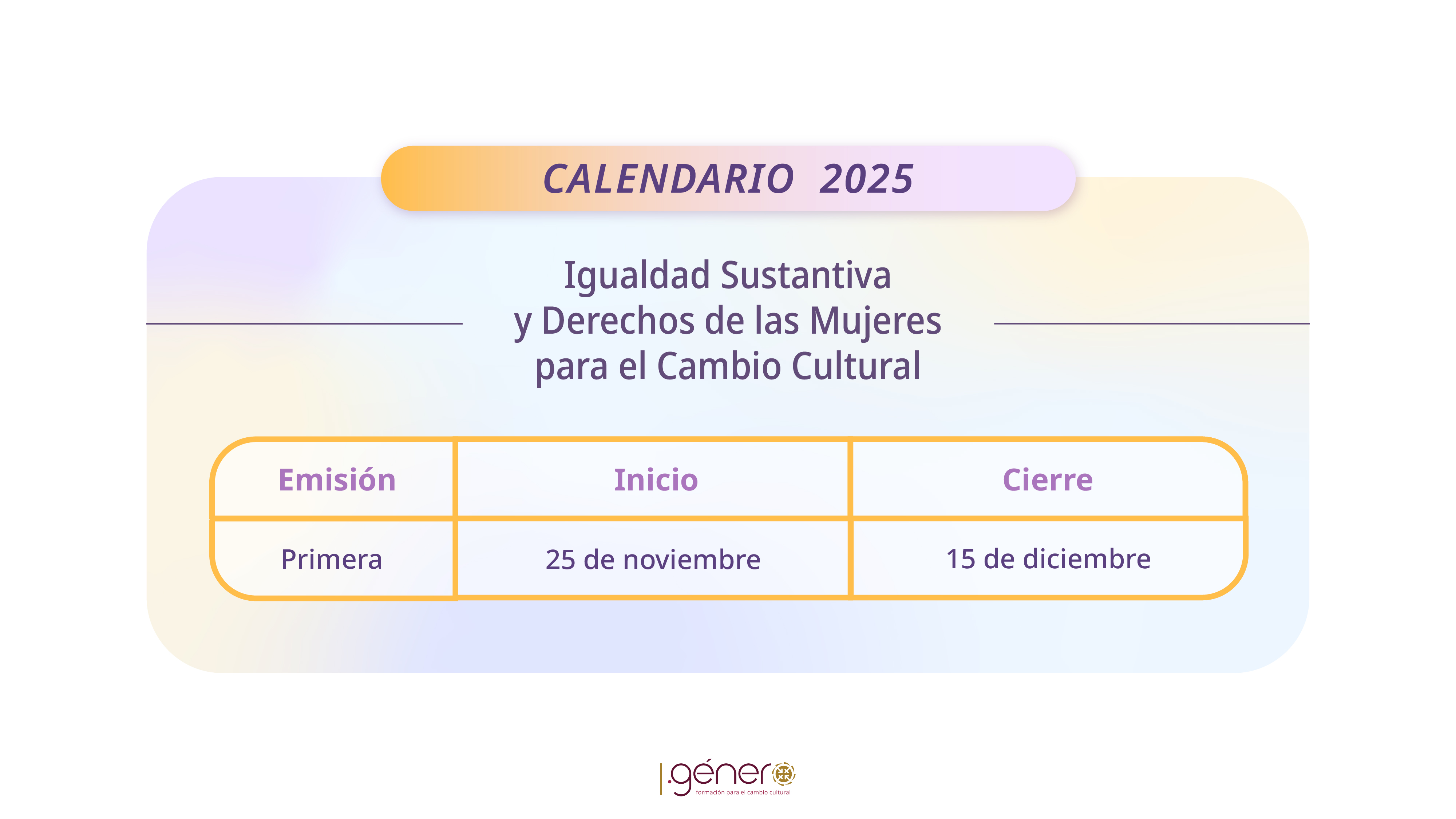 calendario 2025