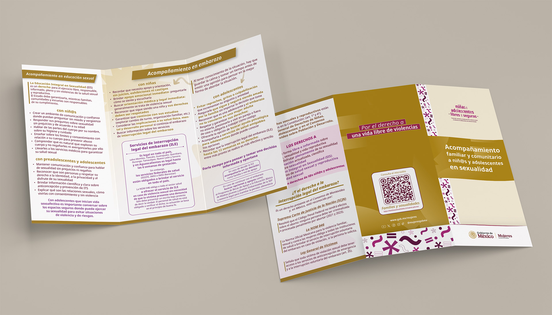 Tríptico - Violencia sexual infantil