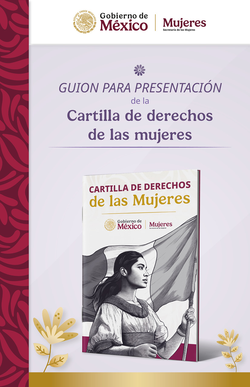 Guión para la presentación de la Cartilla de derechos de las mujeres